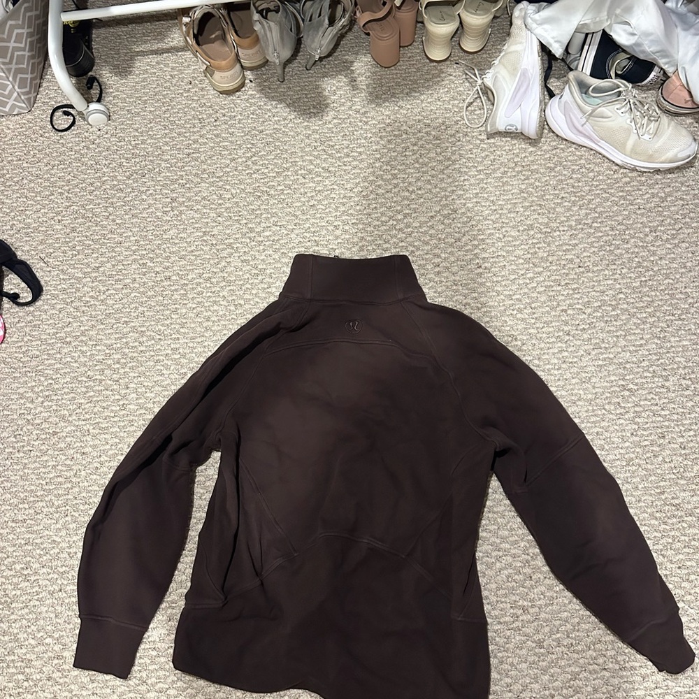 Lululemon Java Chip Funnel Neck Scuba - image 2